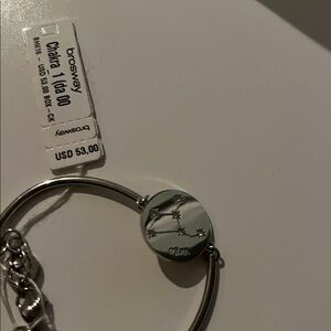 Elegant Silver Virgo Zodiac Bracelet